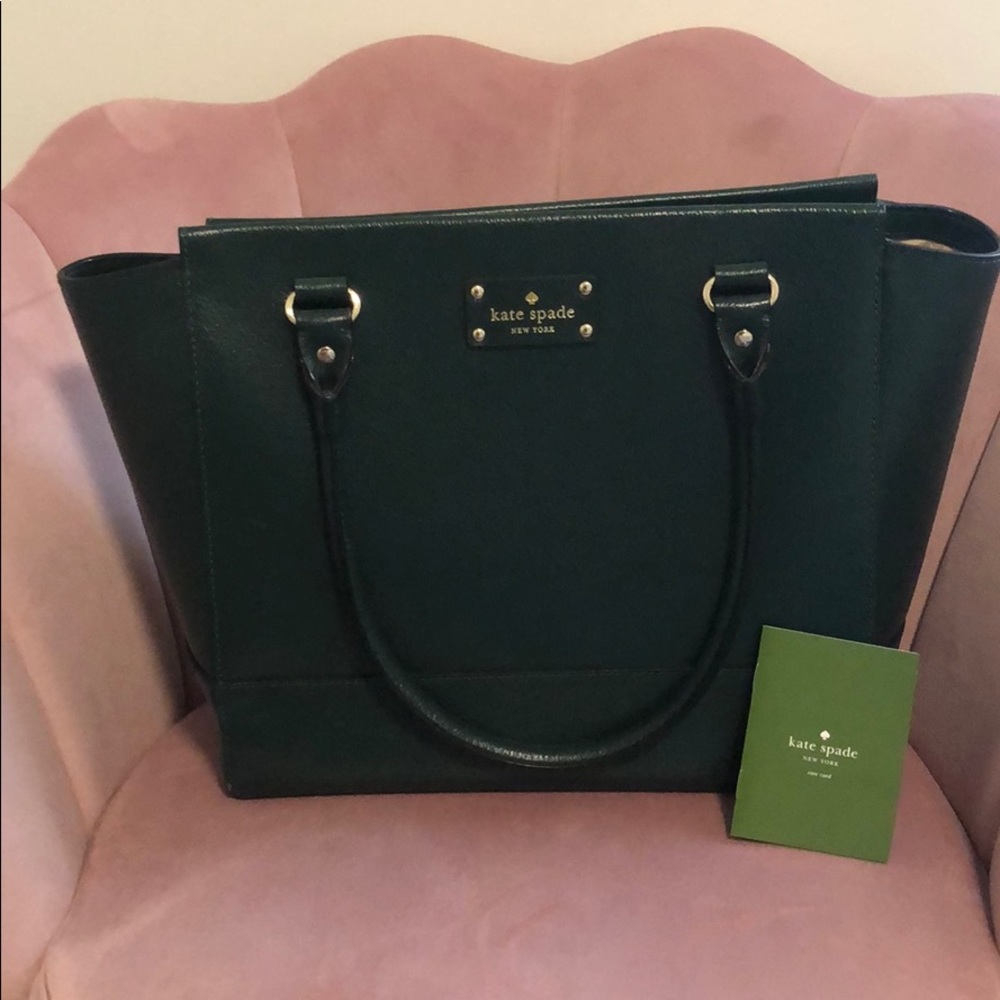 Kate Spade Hunter Green Tote